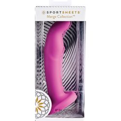 Tana 8In Silicone Dildo Magenta G Spot Main Image