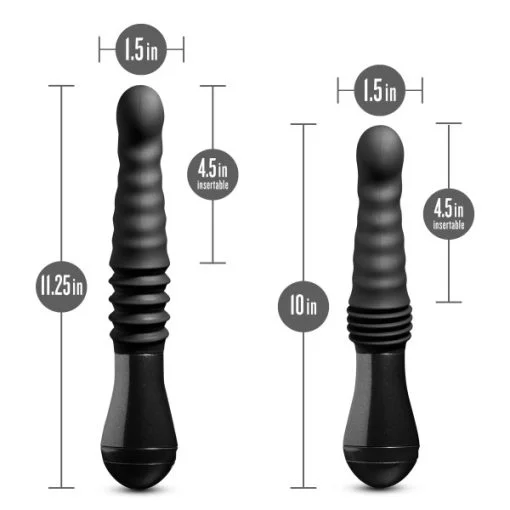 Temptasia Lazarus Thrusting Dildo Black 2