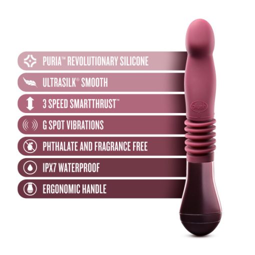 Temptasia Trixie Thrusting Dildo Wine - Image 3