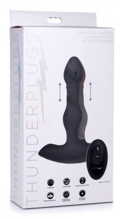 Thunder Plugs Vibrating & Thrusting Anal Plug Prostate Massagers Main Image