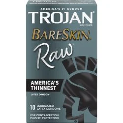 Trojan Bareskin Raw 10Ct Trojan Main Image