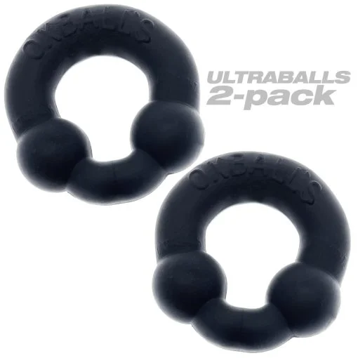 Ultraballs 2 Pk Cockring Night (Net) Cock & Ball Gear Main Image