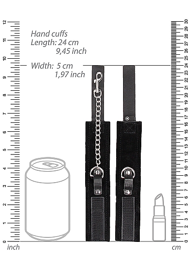 Velcro collar w/ leash and hand cuffs w adjustable straps 2