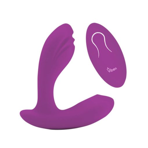 Viben Epiphany Rollerball Clit Massager Berry 1