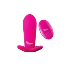 Viben Intrigue Panty Vibe W/ Pleasure Nubs Hot Pink Palm Size Massagers Main Image