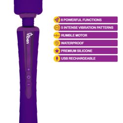 Viben Obsession Intense Wand Large Massager Violet Body Massagers Main Image