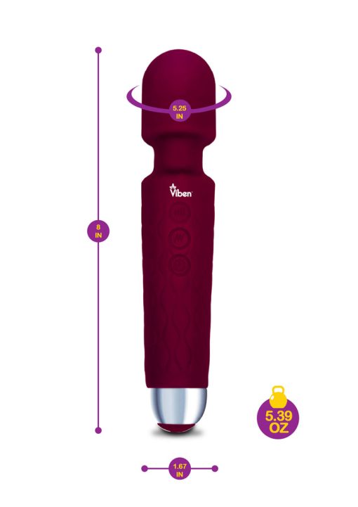 Viben Tempest Intense Wand Massager Ruby 1