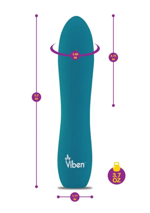 Viben Vivacious 10 Function Bullet Ocean - Image 4