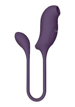 Vive Quino Air Wave/Vibrating Egg Vibrator Purple Bullet Vibrators Main Image