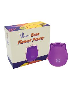Voodoo Beso Flower Power Purple Rechargeable Vibrators Main Image