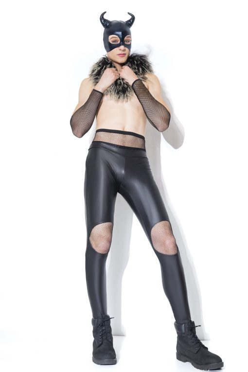Wetlook Devil Mask Black O/S Sexy Costume Accessories 3
