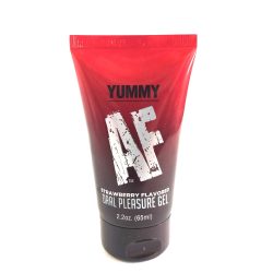 Yummy Af Oral Pleasure Gel Strawberry 2.2Oz Flavored Lubes Main Image
