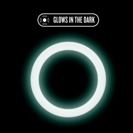 Performance silicone glo cock ring white glow
