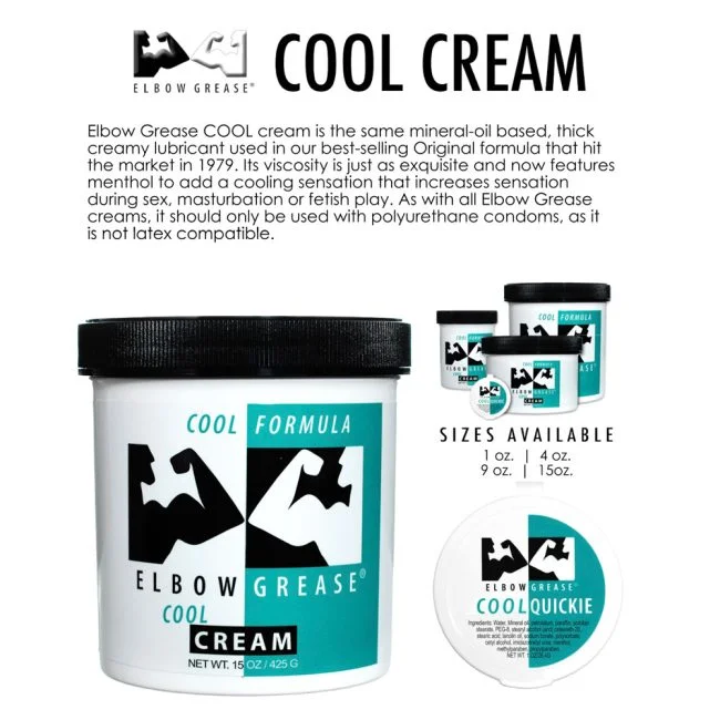 Elbow Grease cool Masturbation cream specs