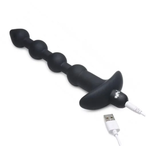 Bang Vibrating Silicone Anal Beads with Remote 2