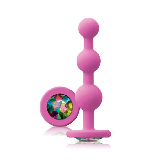 Glams ripple rainbow gem pink