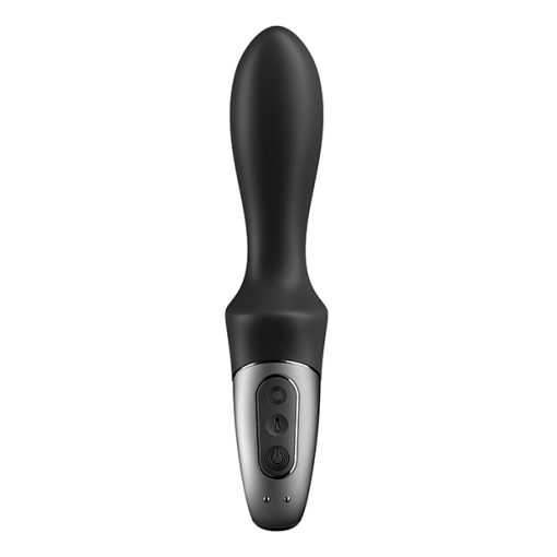 Satisfyer Heat Climax Black Prostate Vibrator Front