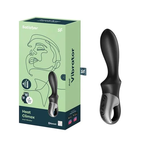 Satisfyer Heat Climax Black Prostate Vibrator Main