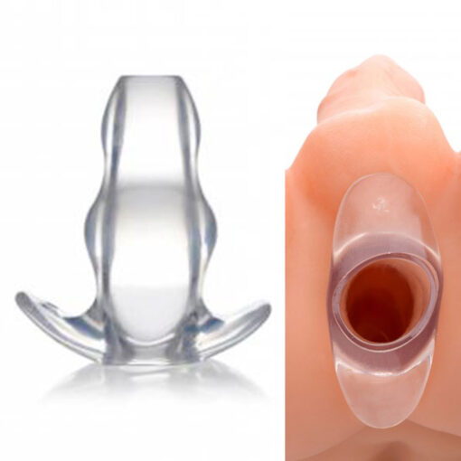 Master Series Clear View Hollow Anal Plug