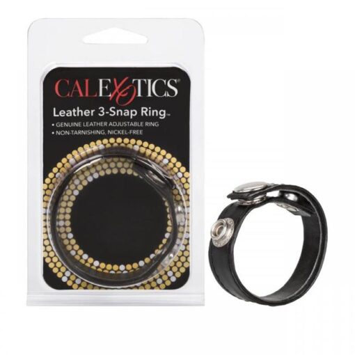 Black Leather Ring 1