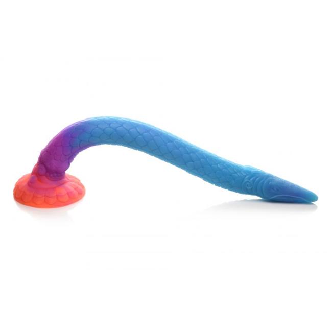 Creature Cocks Makara Glow In The Dark Silicone Snake Dildo  image 3