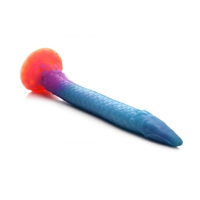 Creature Cocks Makara Glow In The Dark Silicone Snake Dildo  image 6