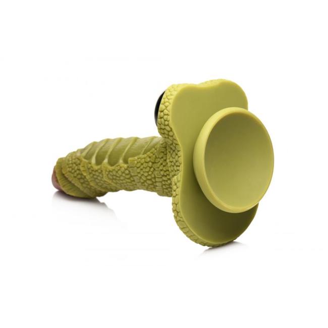 Creature Cocks Swamp Monster Green Scaly Silicone Dildo  image 3