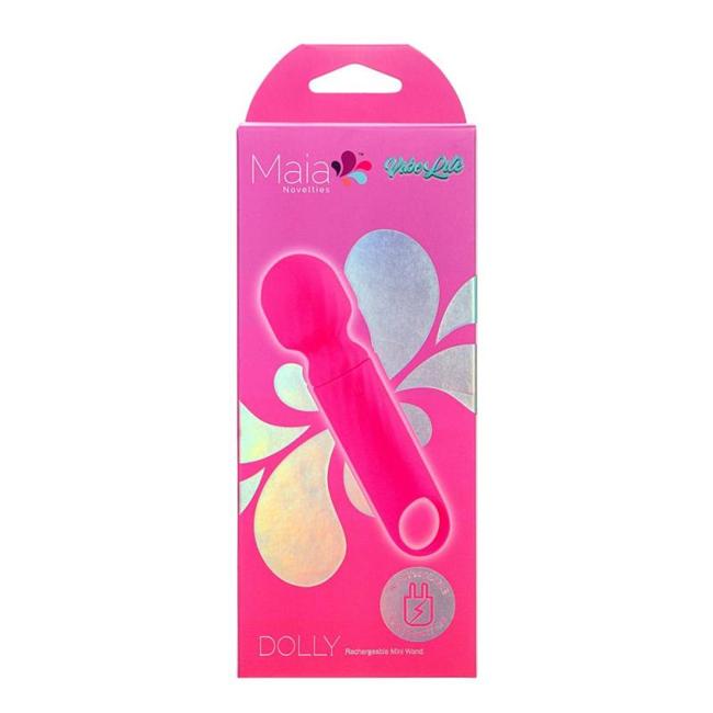 Dolly Pink Silicone Mini Wand Rechargeable  image 1
