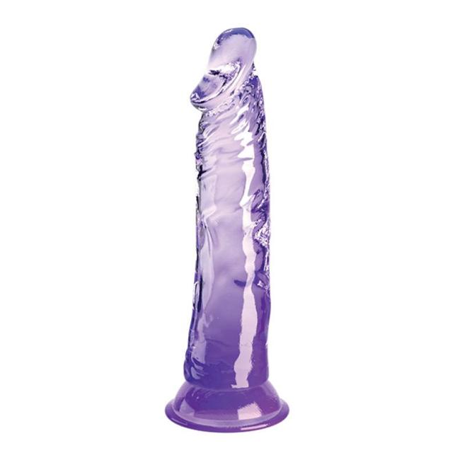 King Cock Clear 8In Purple  image 2