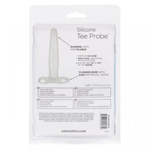 Silicone Tee Probe-Clear 7