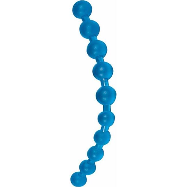 Thai Jelly Anal Beads-Blue  image 2