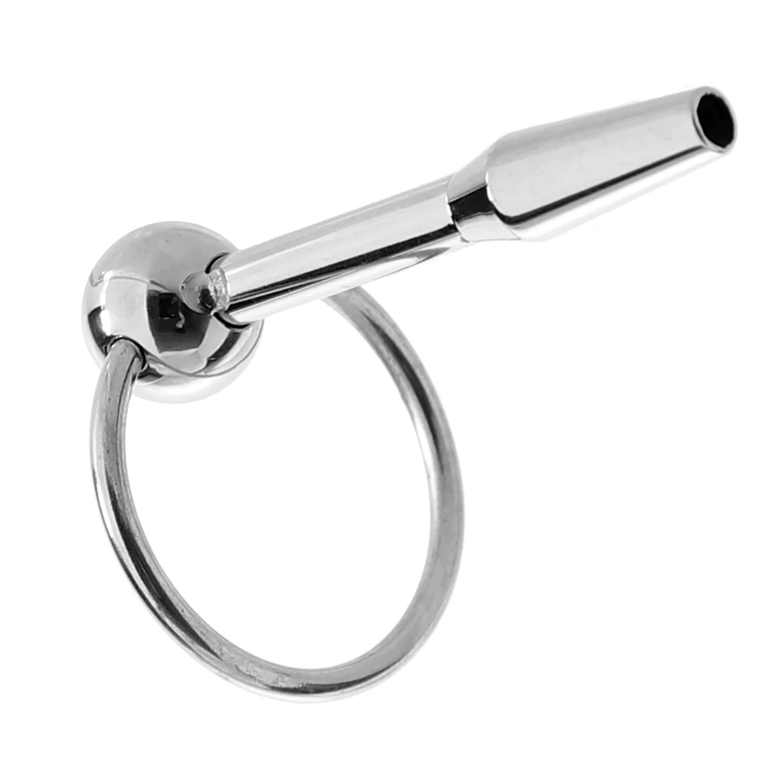 Ouch! Urethral Sounding Stainless Steel Plug With Ring