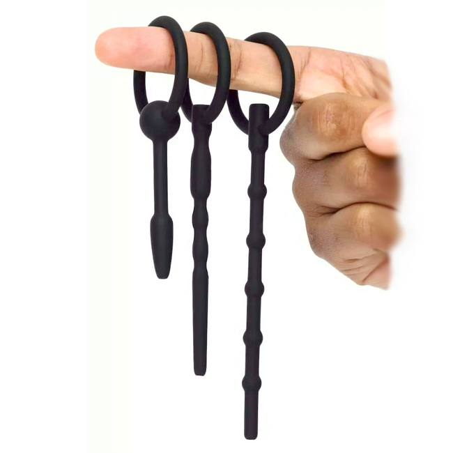 Urethral Sounding Plug Set Black Main