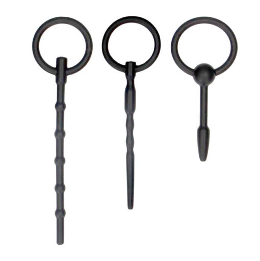 Urethral Sounding Plug Set Black All