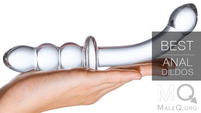 Glas 8 Inch Ribbed Glass Dildo Best Gay Sex Toys